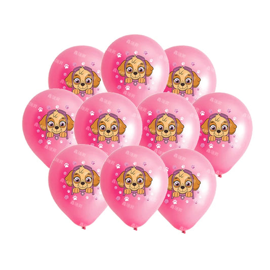 10Pcs Paw Patrol Latex Balloon Set Party Supplies Boy GirlBirthday Party Baby Shower Party Decorations Kid Toys Classic Toys